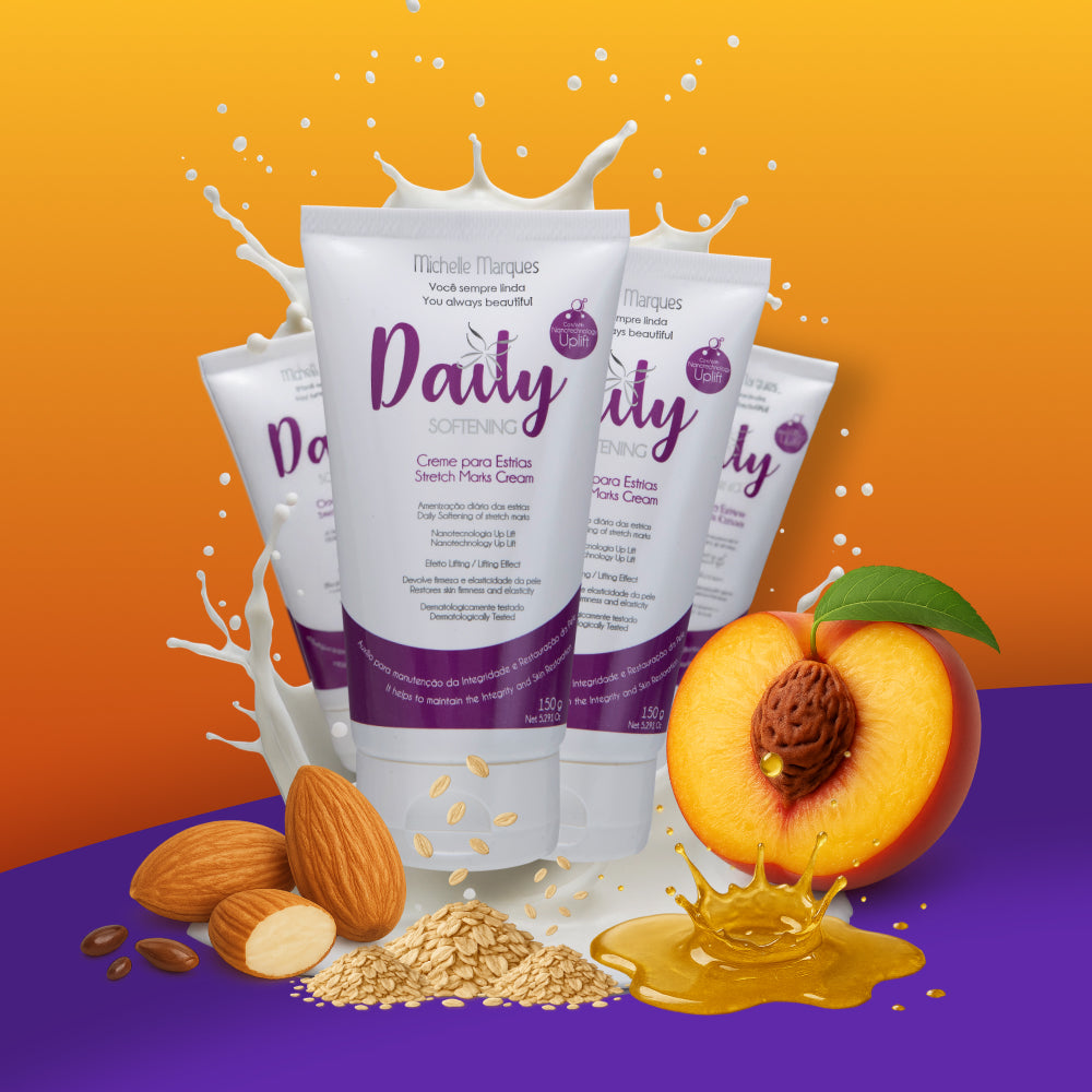 Combo de 4 Daily tratamento - Creme para estrias
