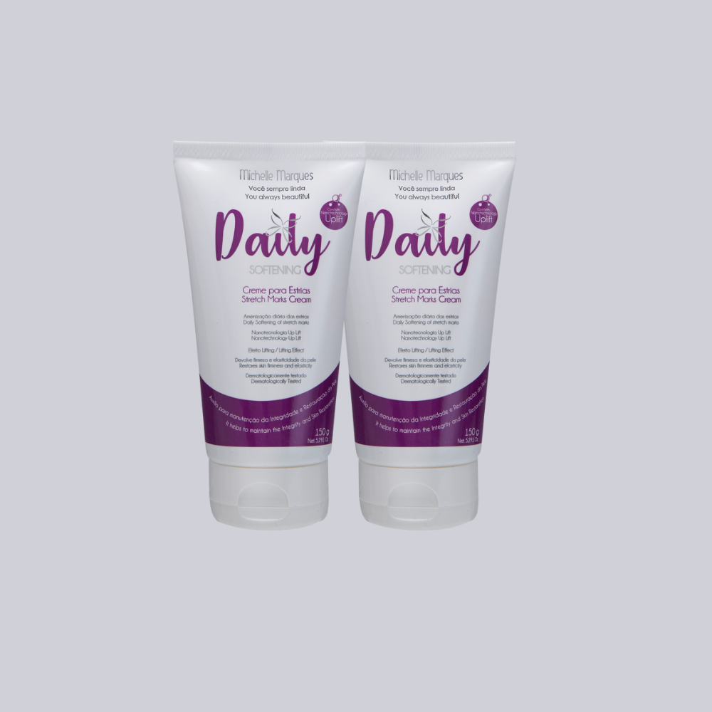 Combo de 2 Daily Tratamento - Creme Para Estrias