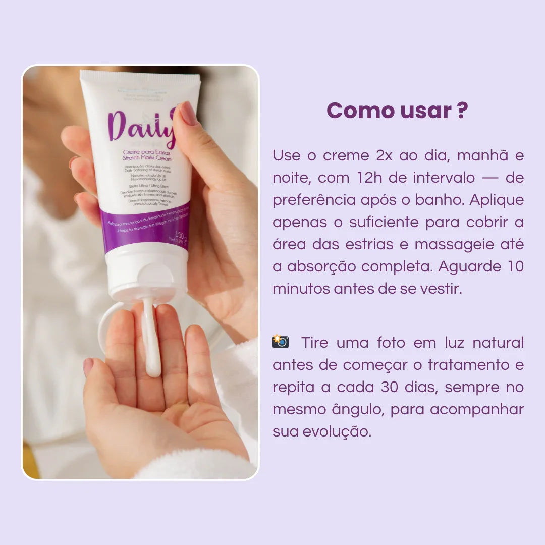 3 Daily tratamento + um kit body de presente