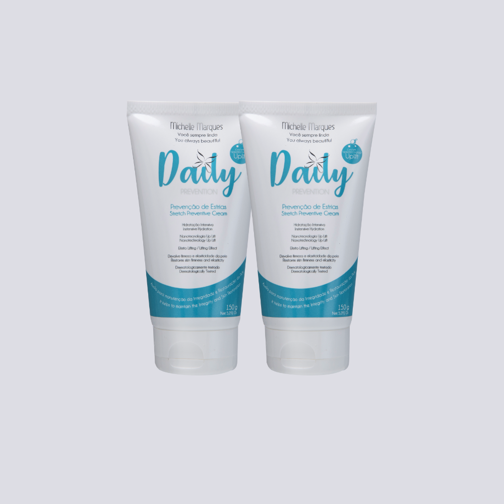 Combo de 2 Daily Prevenção - Creme Preventivo de Estrias