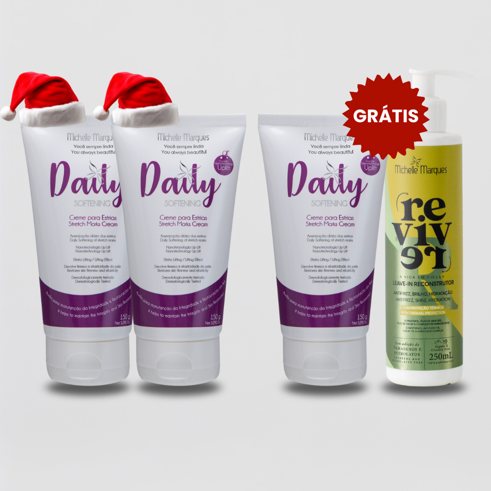 Compre 2 Ganhe 1 Daily + 1 Leave in de presente